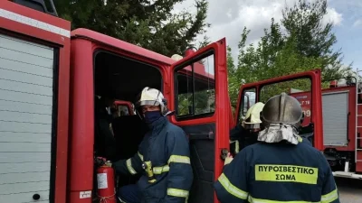 Φωτιά στο Γενικό Νοσοκομείο Κορίνθου