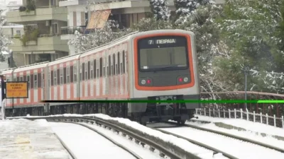Κακοκαιρία Ελπίς: Αποκαταστάθηκε πλήρως η κίνηση στον ΗΣΑΠ