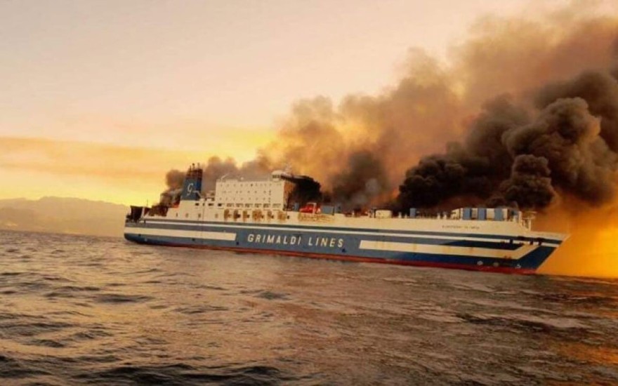 Το πλοίο Euroferry Olympia.