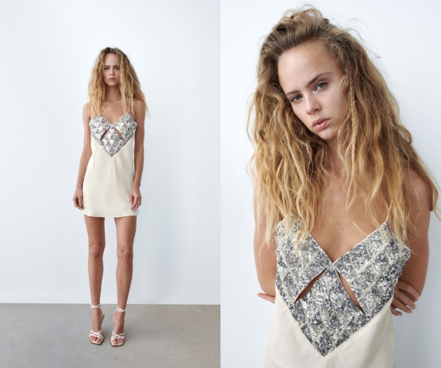 Zara μίνι φόρεμα