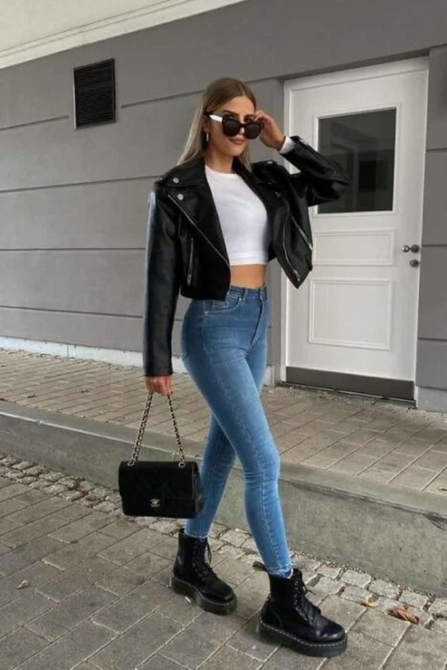 Jeans με T-shirt