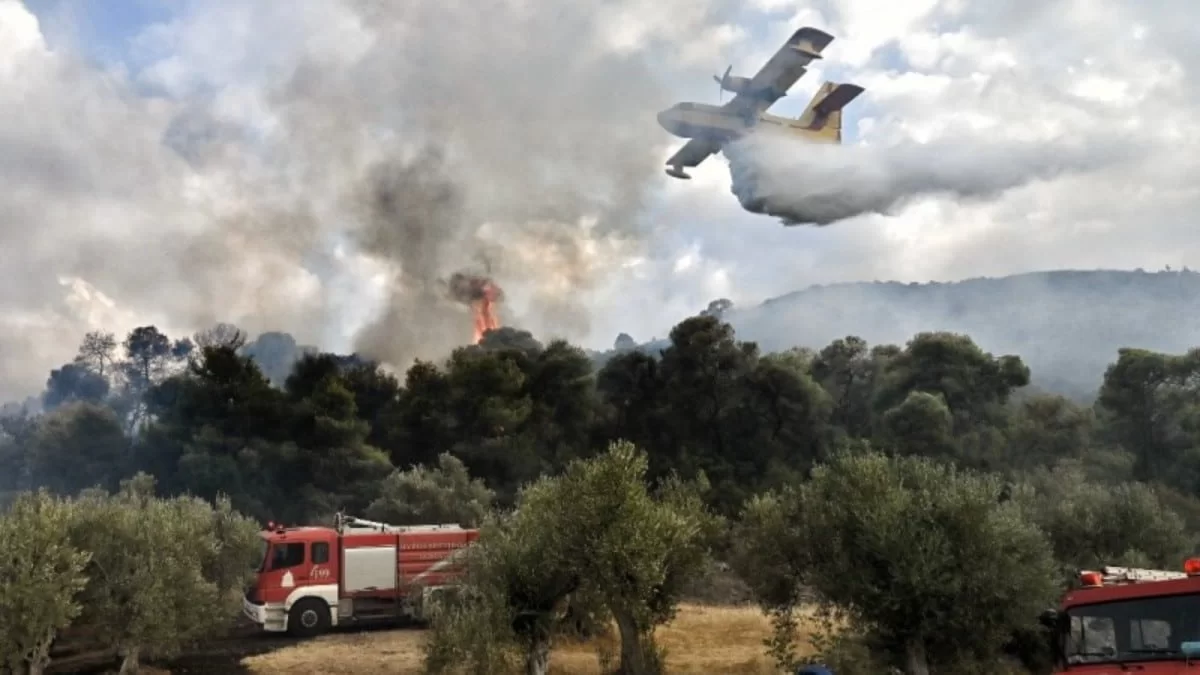 Φωτιά στη Κέρκυρα