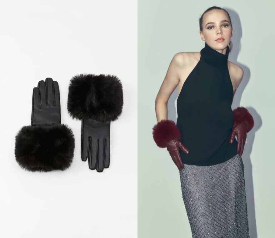 Zara γάντια