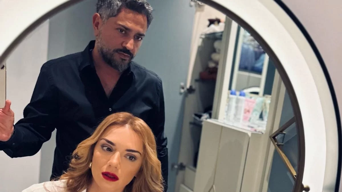 «Αχ, αυτά τα...» - ''Στάζουν'' μέλι οι ευχές της Λασκαράκη για τη γιορτή του Λευτέρη Σουλτάτου
