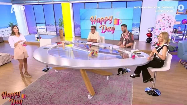 Happy Day: «Σε αγαπάμε πολύ και χαιρόμαστε...» - Η Τσιμτσιλή ανακοίνωσε την ανανέωση συμβολαίου του Φραγκολιά
