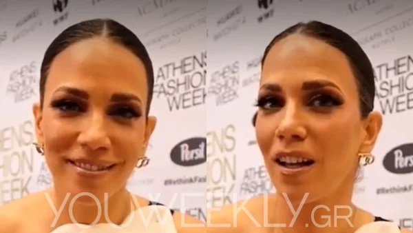 Athens Fashion Week: Μάγεψε τα πλήθη η Κατερίνα Στικούδη με το κομψό look της - Η σπάνια αποκάλυψη για την εγκυμοσύνη της