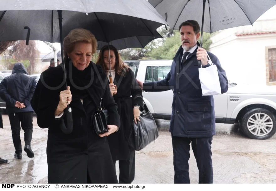 Μνημόσυνο τέως βασιλιά Κωνσταντίνου Άννα Μαρία Αλεξία Παύλος