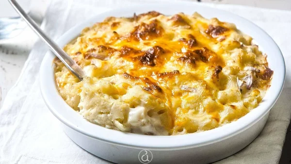 Mac and cheese με μπεσαμέλ χωρίς αυγά - Θα τα φτιάχνεις ξανά και ξανά