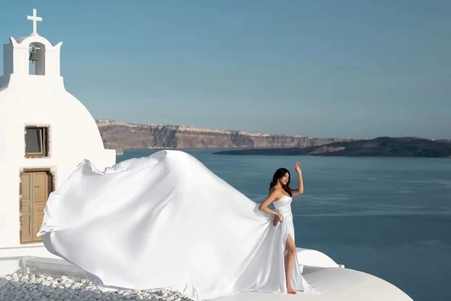 Flying dress photo