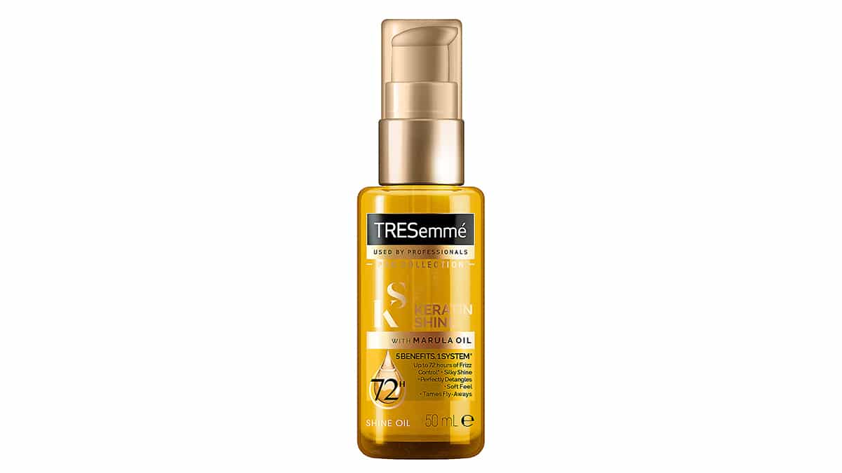 Λάδι μαλλιών για λαμπερά μαλλιά, Keratin Shine with Marula Oil, TRESemmé