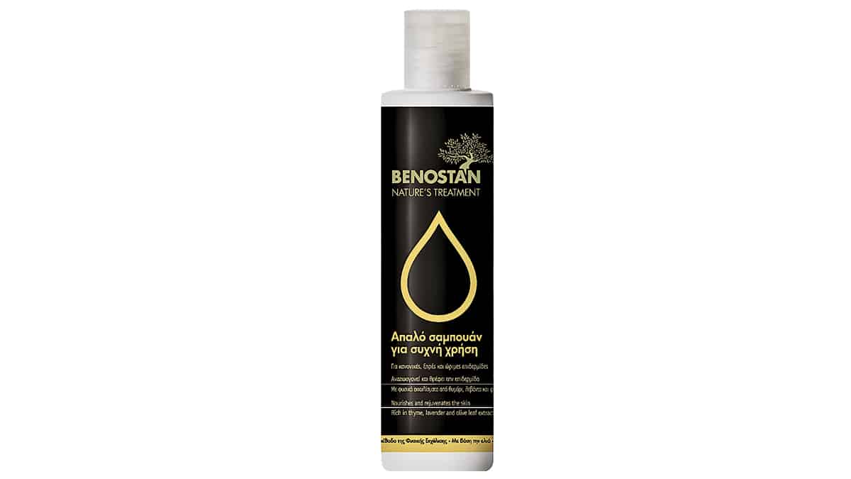 Απαλό σαμπουάν για συχνή χρήση, Nature's Treatment, Benostan, €8,20 (στα Φαρμακεία)
