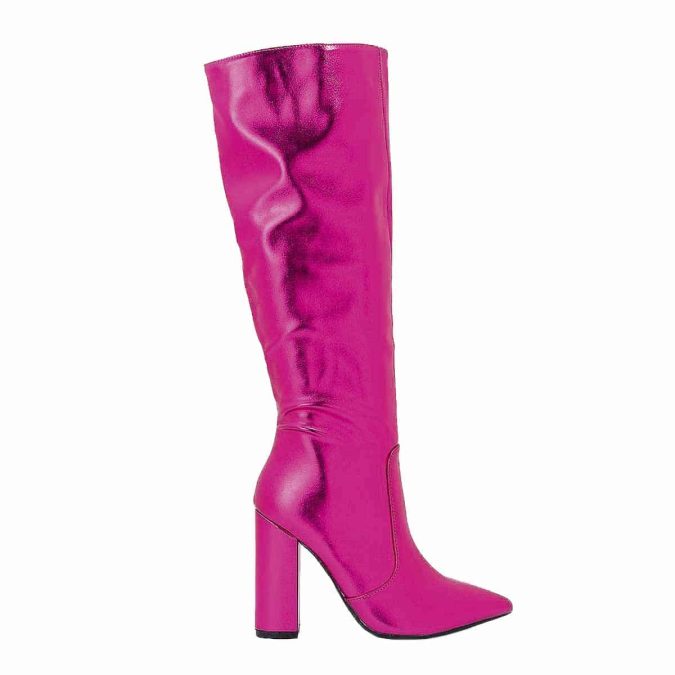 Metallic μπότες, Βozikis, €49, bozikis.gr