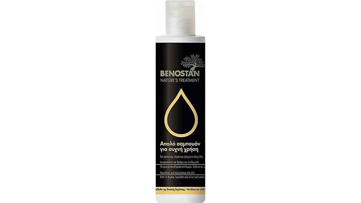 Απαλό σαμπουάν για συχνή χρήση, Nature's Treatment, Benostan (στα Φαρμακεία)