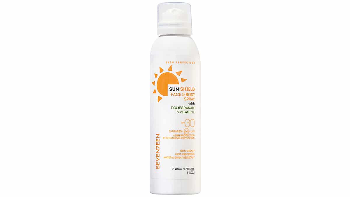Αντηλιακό σπρέι προσώπου & σώματος, Sun Shield, Face & Body Spray SPF30, Seventeen