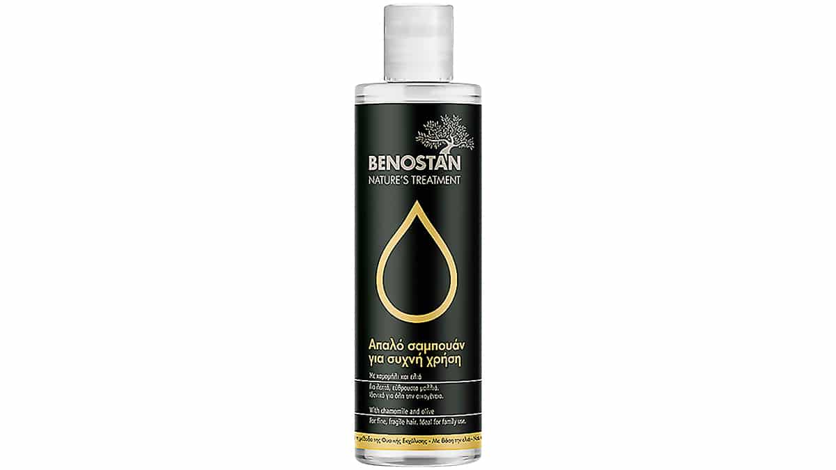 Απαλό σαμπουάν για συχνή χρήση, Nature's Treatment, Benostan (στα Φαρμακεία)