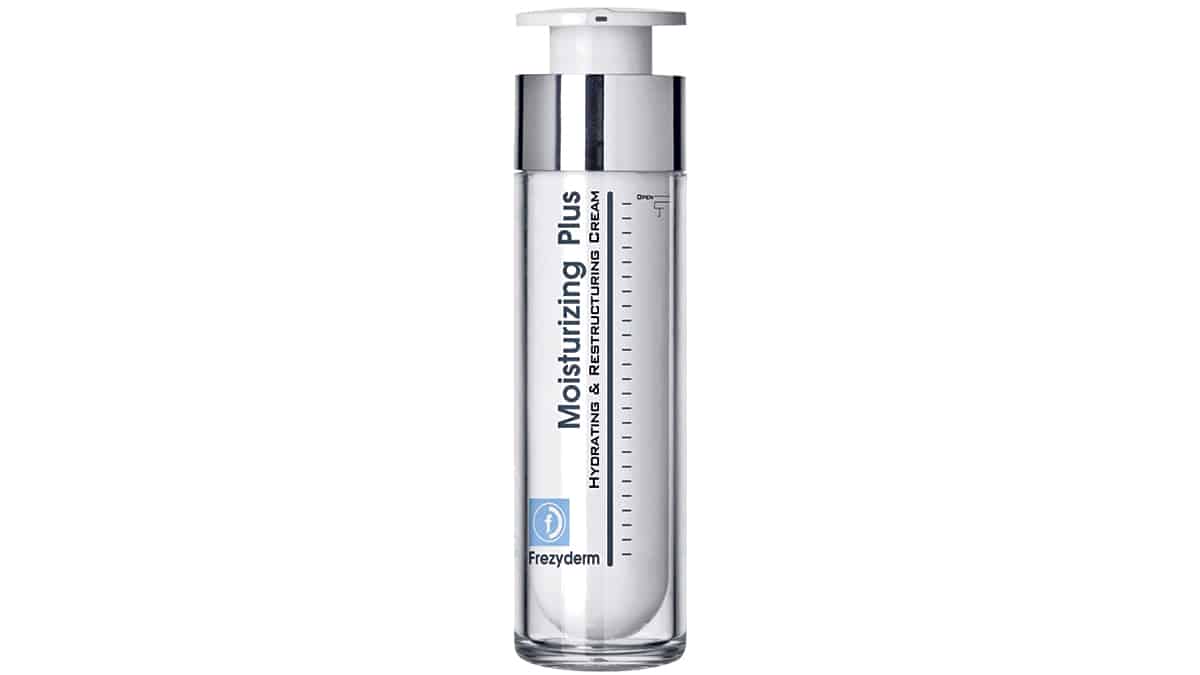 Πλούσια ενυδατική κρέµα προσώπου, Moisturizing Plus, Hydrating & Restructuring Cream, Frezyderm, €27,97 (στα Φαρµακεία)
