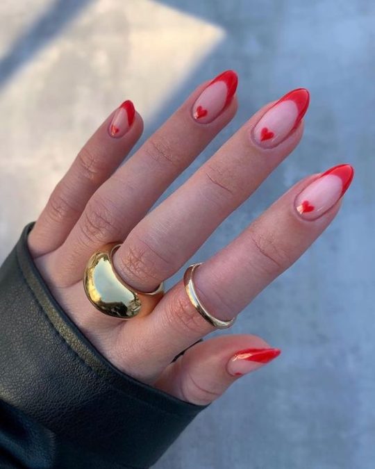 hearted nails