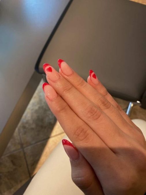 hearted nails