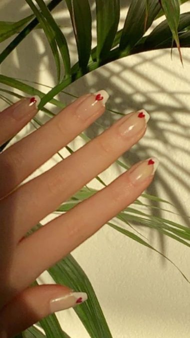 hearted nails
