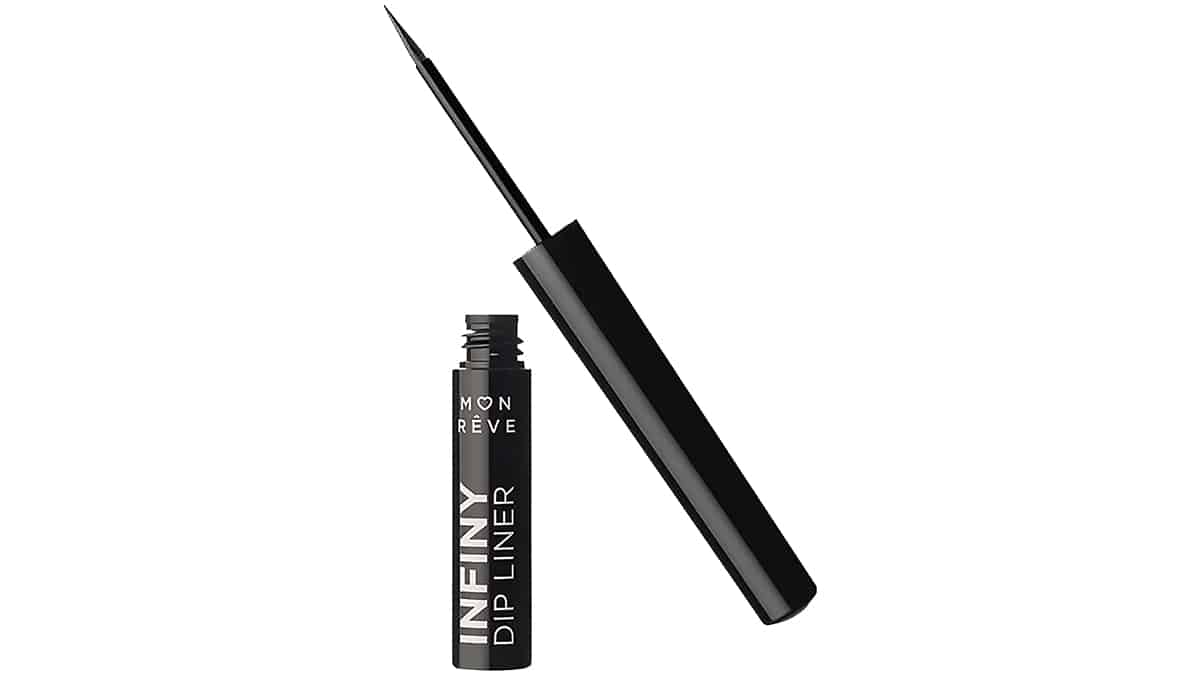 Μαύρο υγρό eyeliner, Infiny Dip Liner No01, Mon Reve, €6,90