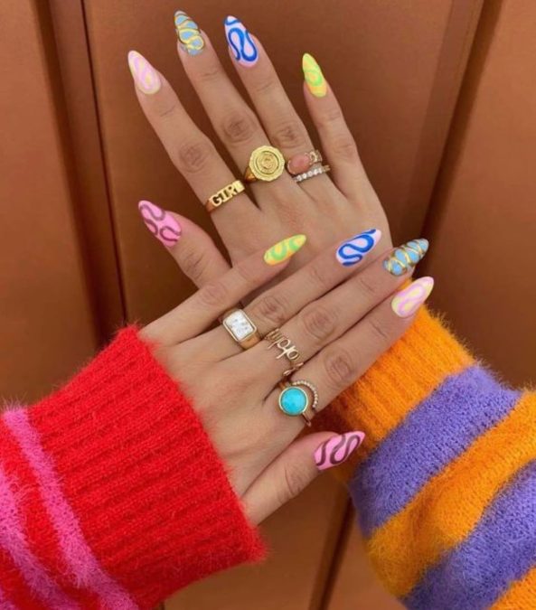 neon nails