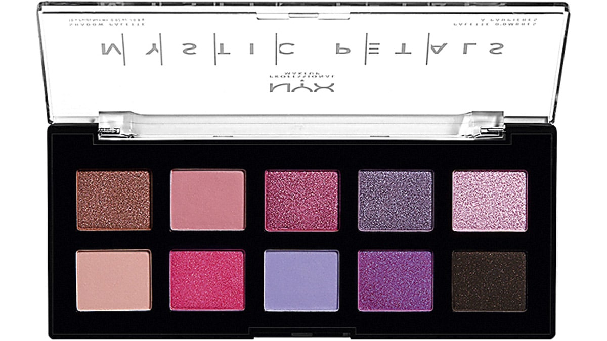 Παλέτα σκιών, Mystic Petals Shadow Palette, Midnight Orchid, Nyx professional makeup, €13,67