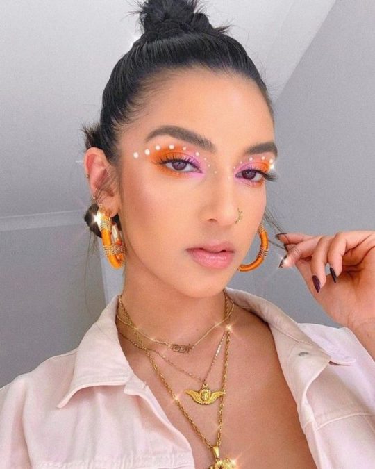 sunset makeup