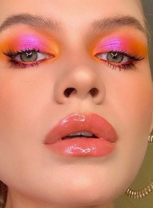 sunset makeup