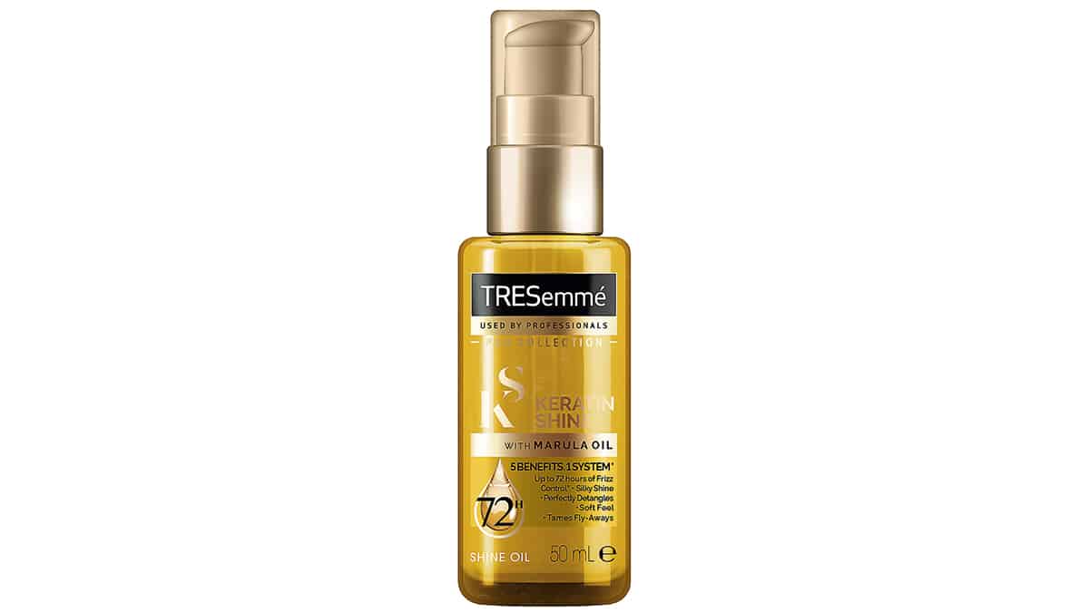 Λάδι μαλλιών για λαμπερά μαλλιά, Keratin Shine with Marula Oil, TRESemme