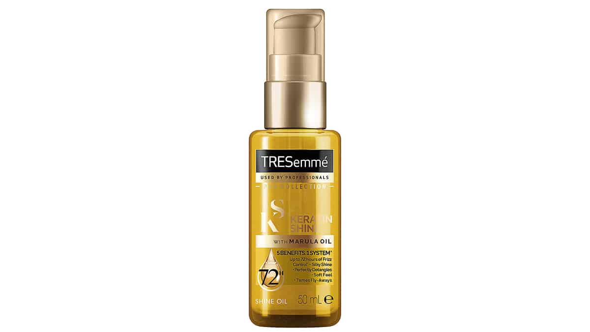Λάδι μαλλιών για λαμπερά μαλλιά, Keratin Smooth with Marula Oil, Shine Oil, TRESemmé, €5,97