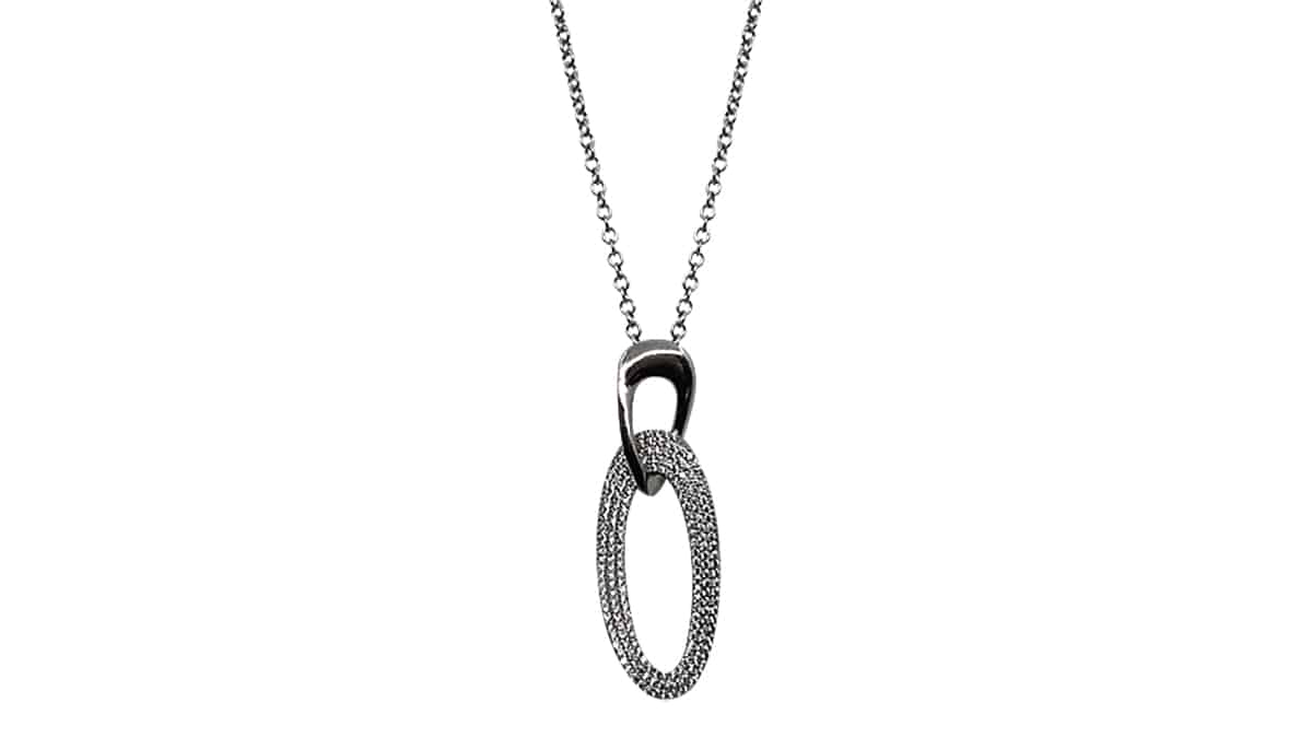 Koλιέ, KΛRKΛLIS Silver Collection, karkalis.gr (Search Code 24010173)