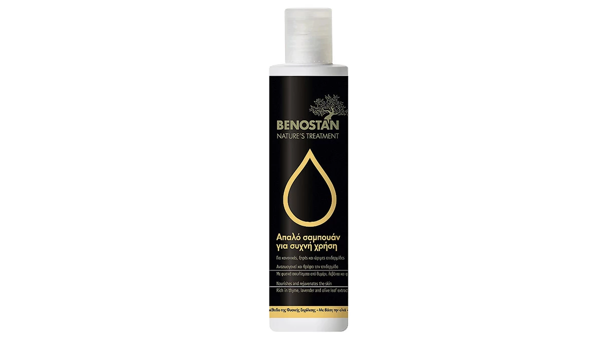 Απαλό σαμπουάν για συχνή χρήση, Nature's Treatment, Benostan, €8,30 (στα Φαρμακεία)