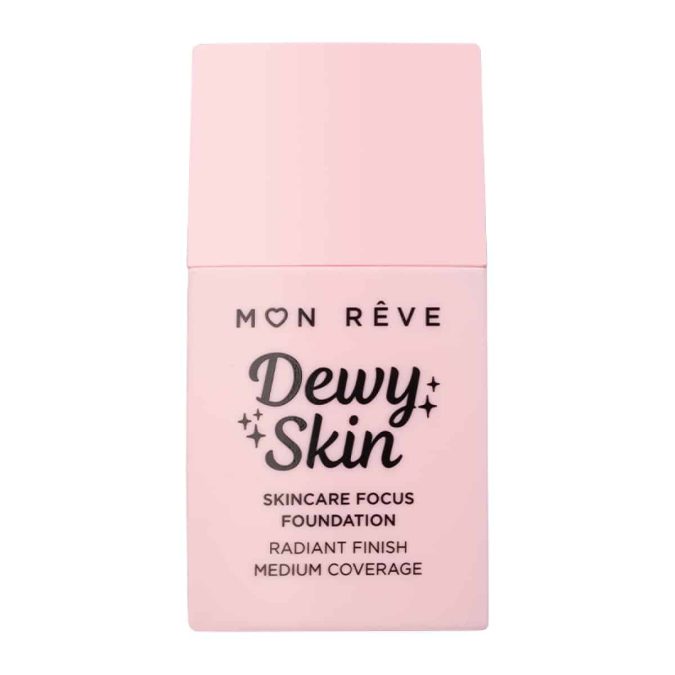 Υγρό makeup για λαμπερό τελείωμα, Dewy Skin, Skincare Focus Foundation, Radint Finish No 13W, Mon Rêve, €9,50