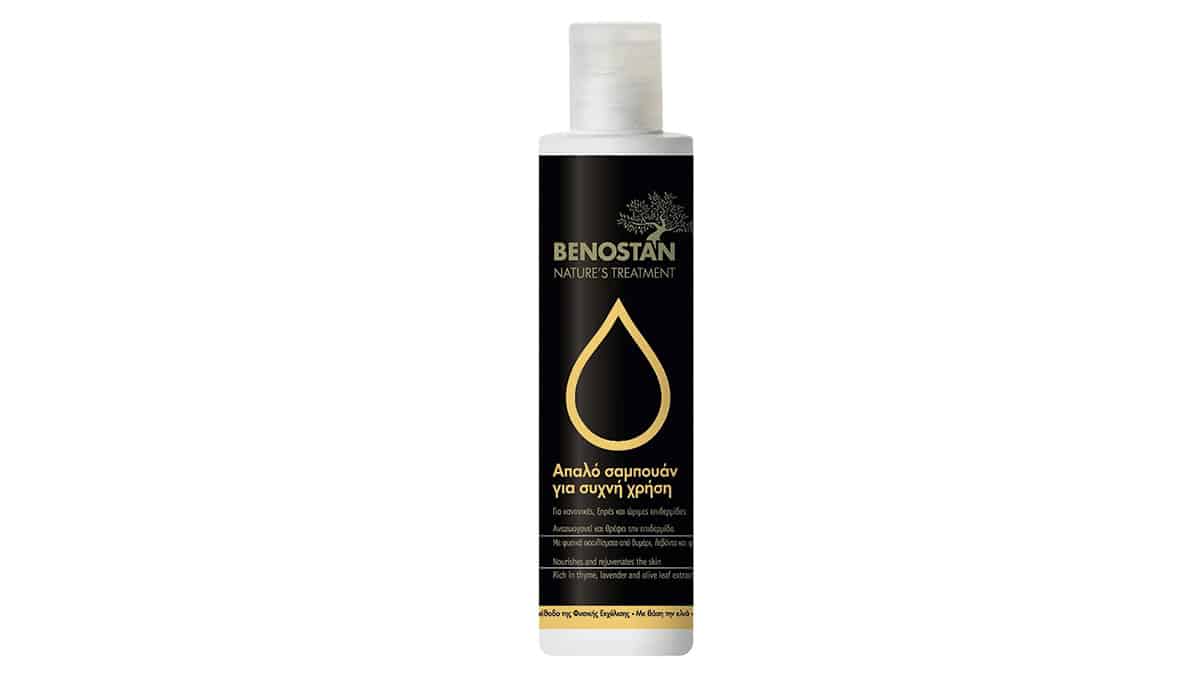 Απαλό σαμπουάν για συχνή χρήση, Nature's Treatment, Benostan, €8,30 (στα Φαρμακεία)