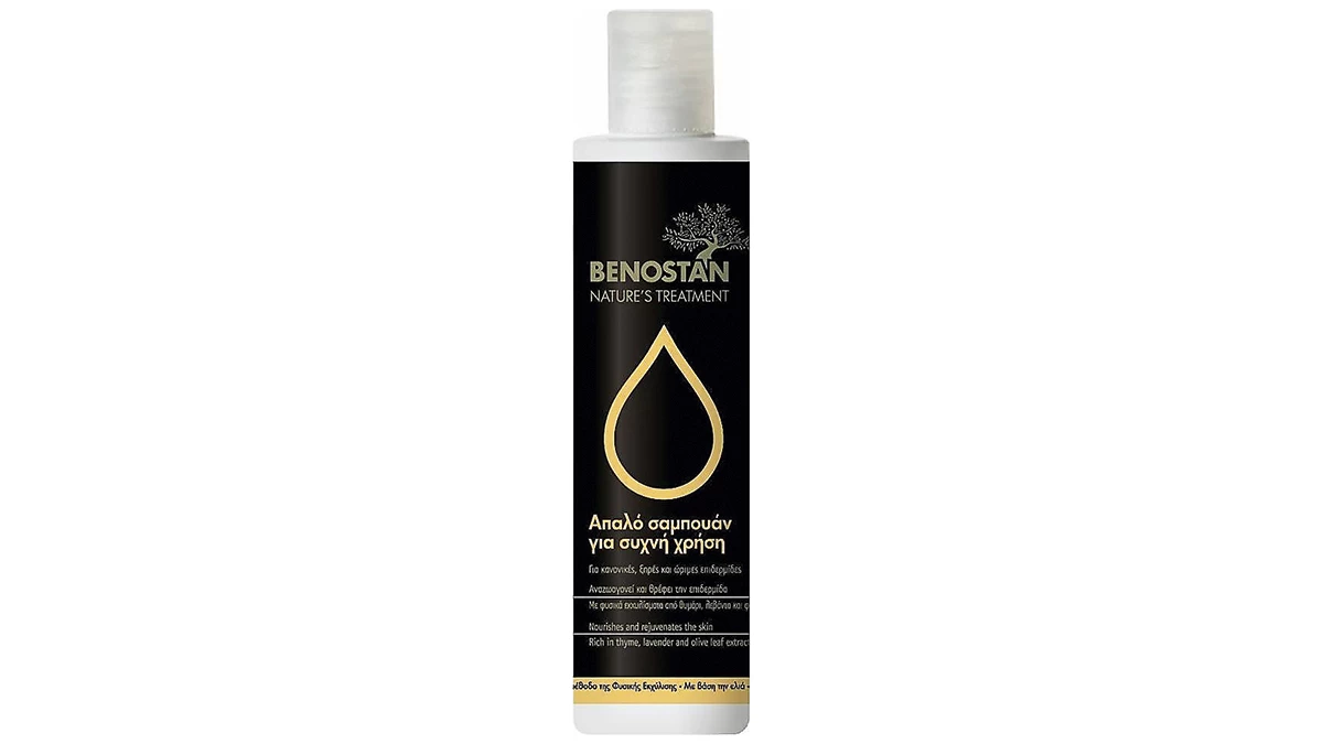 Απαλό σαμπουάν για συχνή χρήση, Nature's Treatment, Benostan, €8,30 (στα Φαρμακεία)