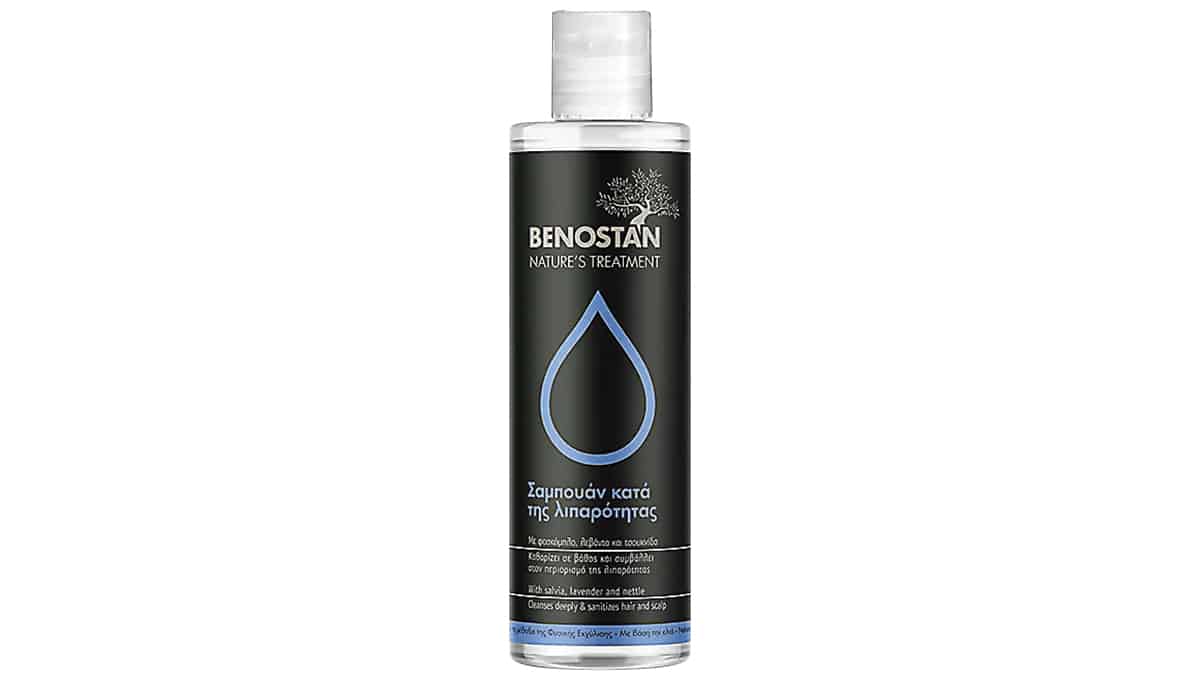 Σαμπουάν κατά της λιπαρότητας, Nature's Treatment, Benostan, €8,30 (στα Φαρμακεία)