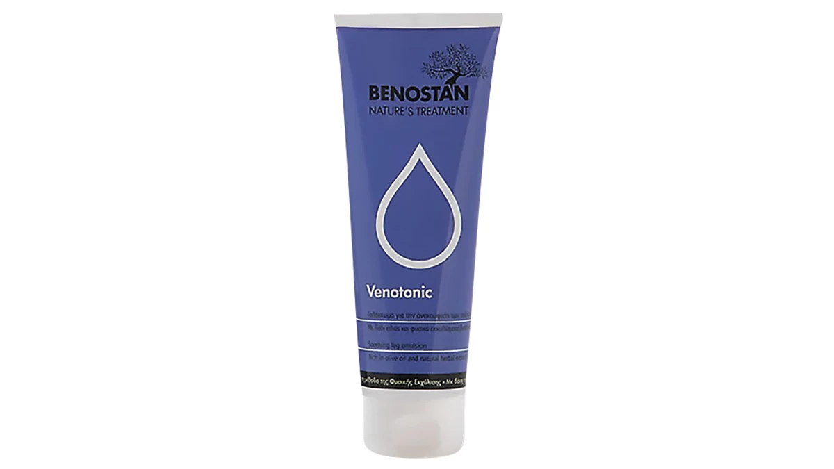 Γαλάκτωμα για την ανακούφιση των ποδιών, Nature's Treatment, Venotonic, Benostan, €16,60 (στα Φαρμακεία)