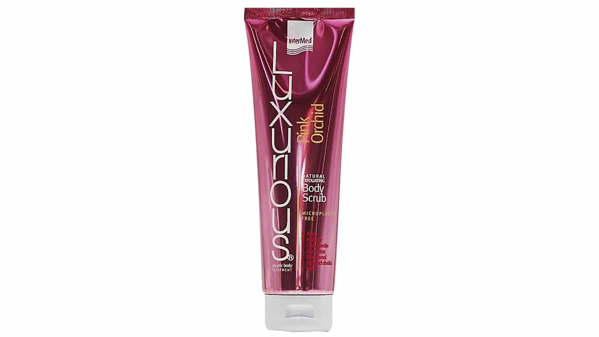 Απολεπιστικό σώματος, Natural Exfoliating Body Scrub, Luxurious, Pink Orchid, InterMed (στα Φαρμακεία από την InterMed)