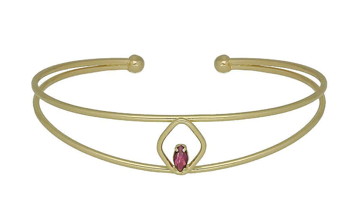 Βραχιόλι από επιχρυσωμένο ασήμι, €82, Μy pearls' Stories, www.mypearlsstories.com