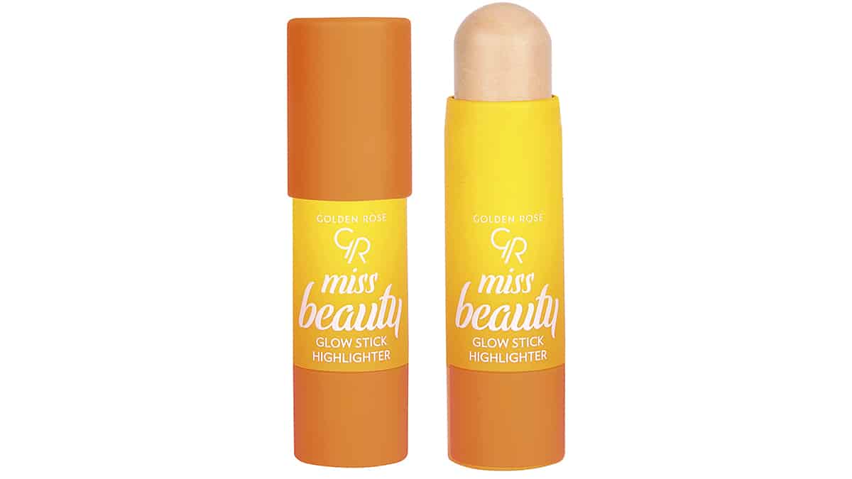 Κρεμώδες προϊόν λάμψης σε στικ, Miss Beauty, Glow Stick Highlighter, Golden Rose, €5,90 (londessa.gr)