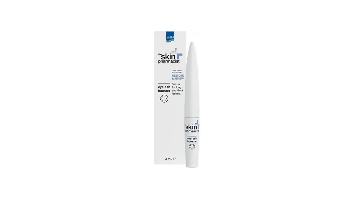 Σέρουμ για μακριές και πυκνές βλεφαρίδες, The Skin Pharmacist, Eyelash Booster, InterMed (στα φαρμακεία και σε επιλεγμένα καταστήματα λιανικής από την InterMed)