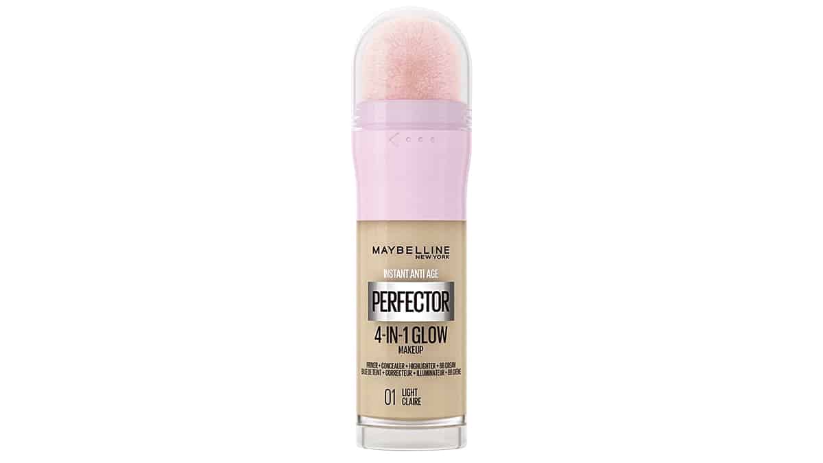 Προϊόν που μπορεί να χρησιμποιηθεί ως primer, concealer, highlighter & BB cream, Instant Anti-Age Perfector 4-in-1 Glow Makeup, Maybelline New York, €17,39