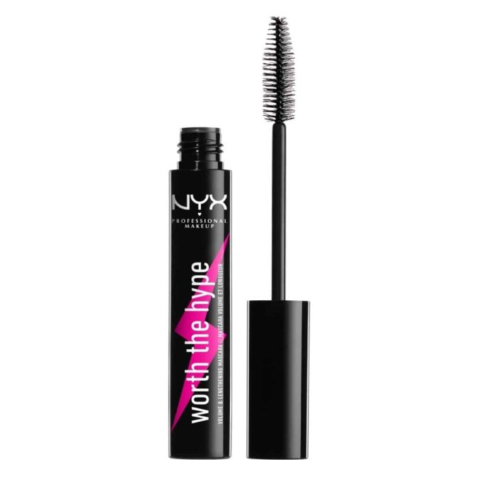 Μαύρη μάσκαρα για όγκο & μήκος, Worth the Hype, Nyx professional makeup, €11,78