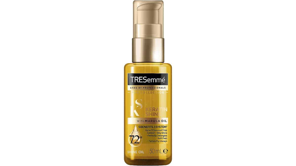 Έλαιο μαλλιών για λάμψη, Keratin Shine with Marula Oil, Shine Oil, TRESemmé, €6,14