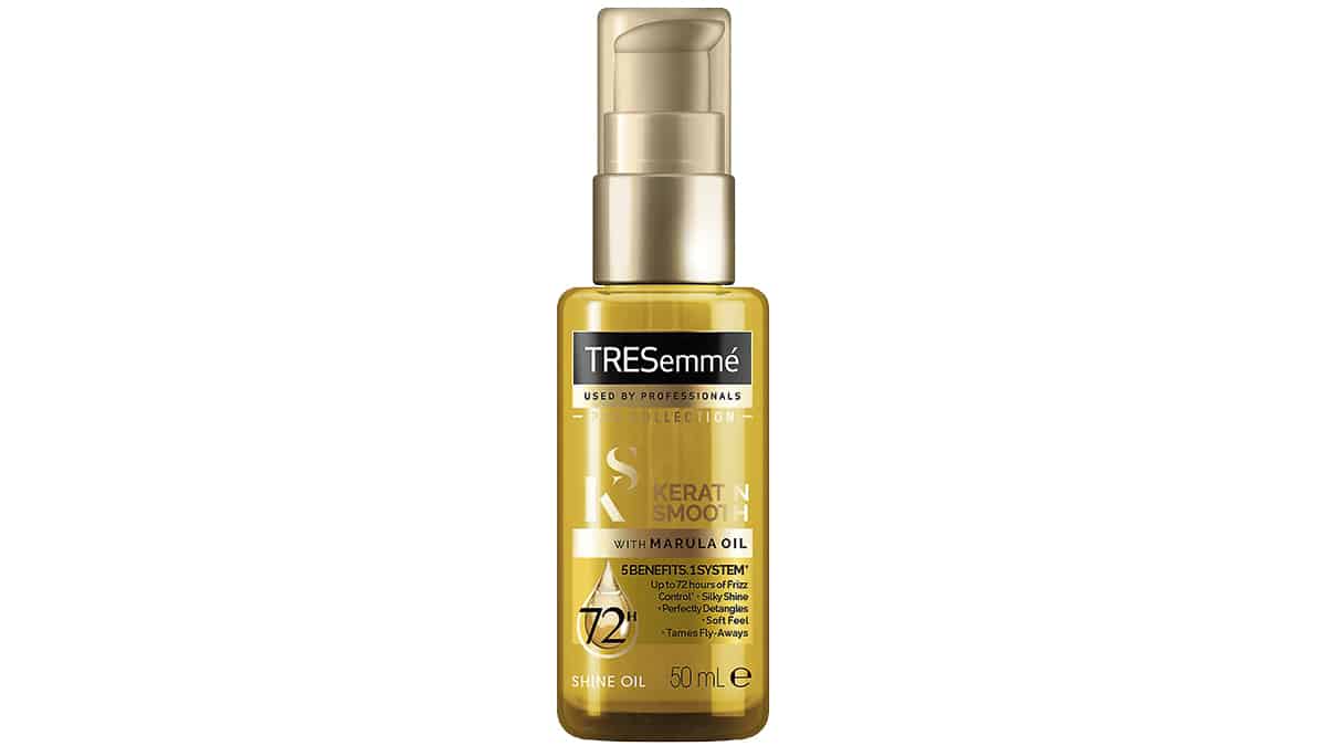 Έλαιο μαλλιών για απαλά & λαμπερά μαλλιά, Keratin Smooth with Marula Oil, TRESemme, 6,23 ευρώ
