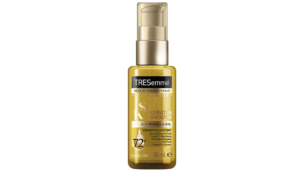 Έλαιο μαλλιών για λάμψη, Keratin Smooth with Marula Oil, Shine Oil, TRESemmé, €6,13