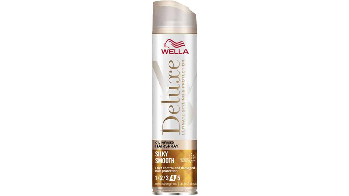 Σπρέι μαλλιών, Deluxe, Oil Infused Hairspray, Silky Smooth, Wella, €6,27
