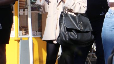 Η Κατερίνα Καινούργιου με τσάντα YSL
