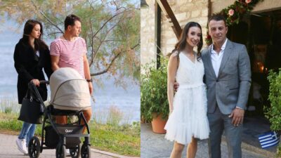 Ο Γιώργος Αγγελόπουλος και η Δήμητρα Βαμβακούση