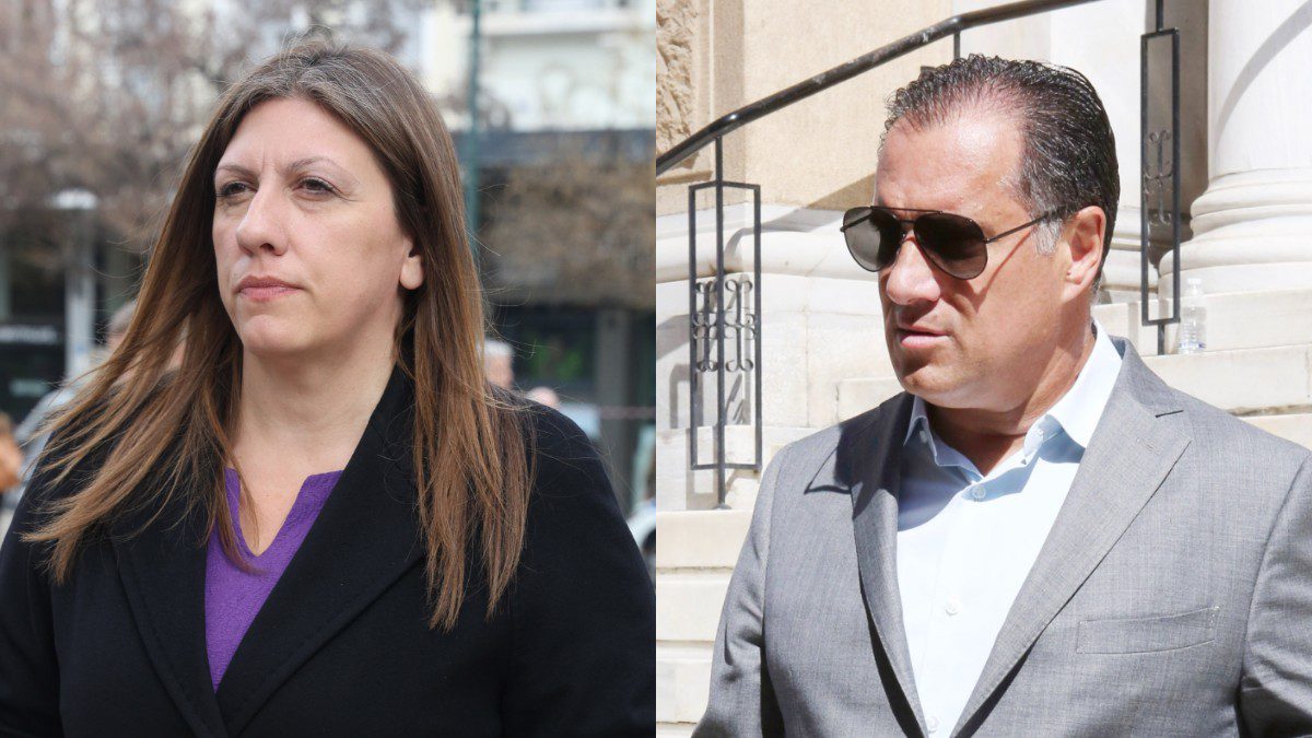 Η Ζωή Κωνσταντοπούλου και ο Άδωνις Γεωργιάδης σε κολάζ